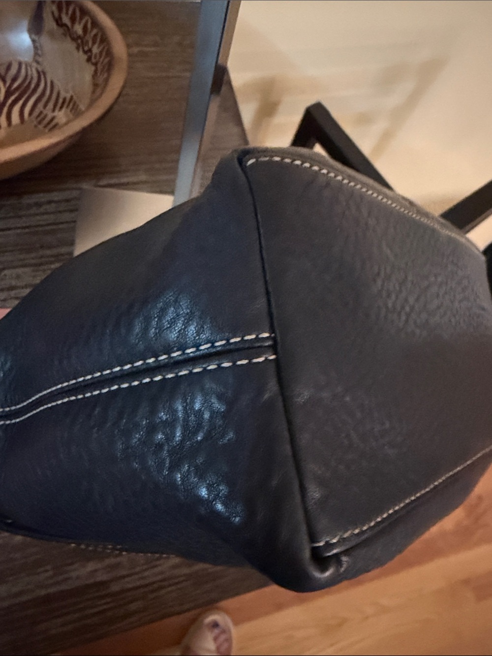 Coach Vintage small Y2K Black pebbled Leather Shoulder Bag Leatherware 1941 - Picture 15 of 16